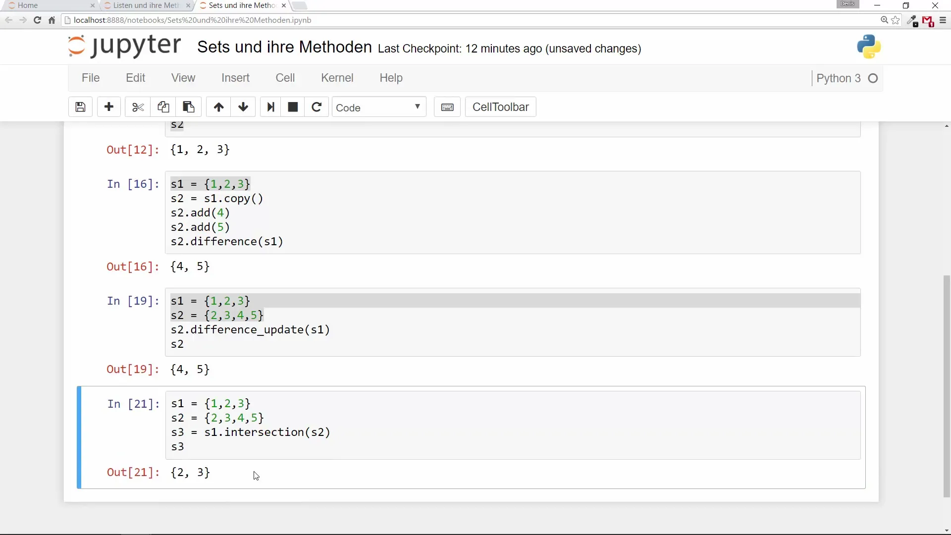 Einstieg in Sets in Python: Methoden und Anwendungen Einstieg in Sets in Python: Methoden und Anwendungen