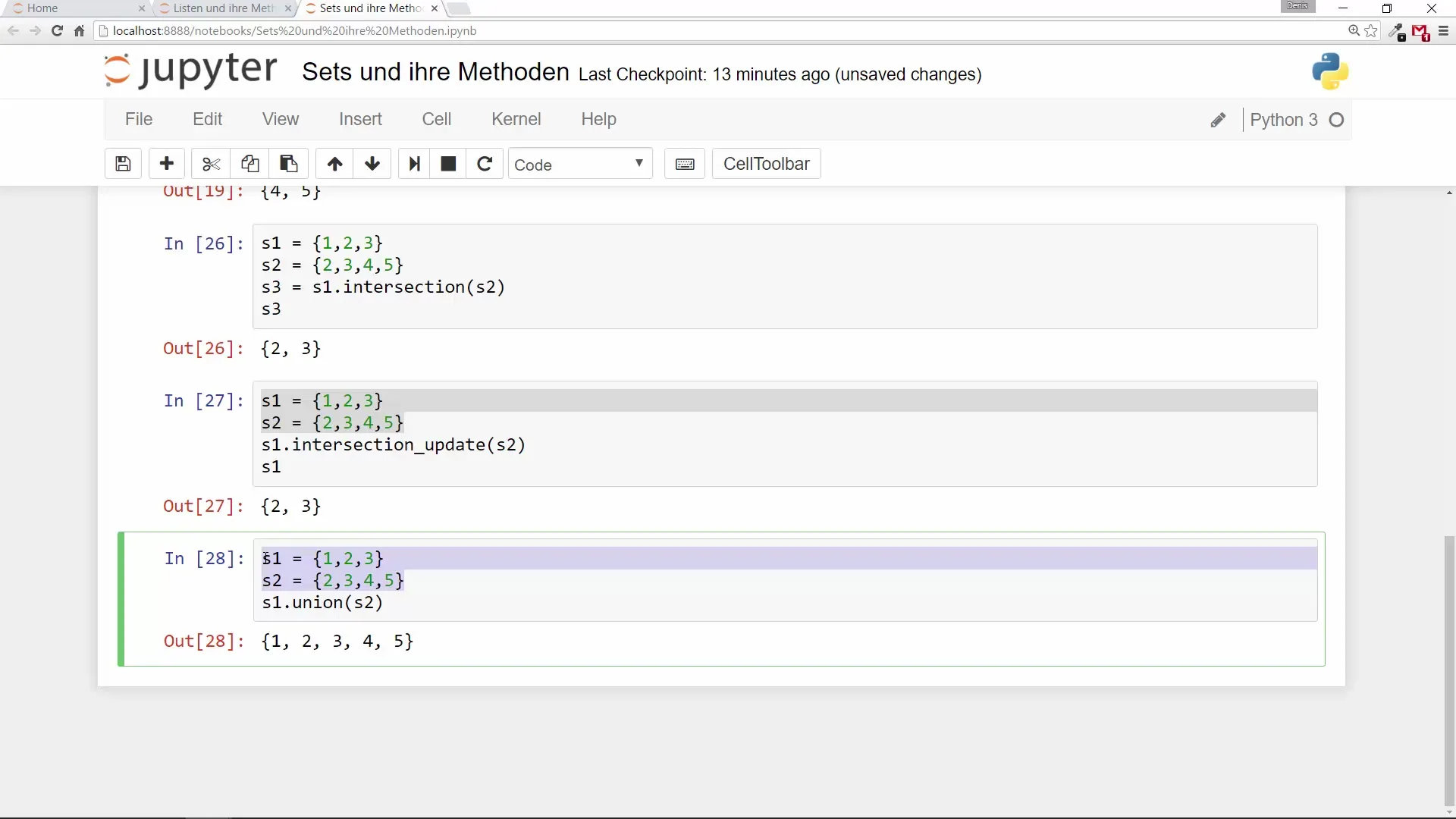 Einstieg in Sets in Python: Methoden und Anwendungen Einstieg in Sets in Python: Methoden und Anwendungen