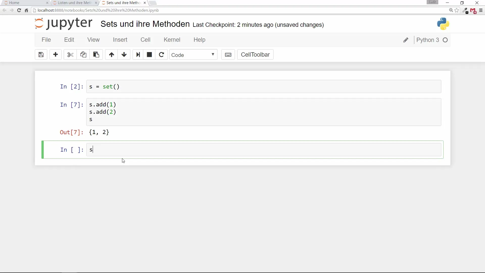 Einstieg in Sets in Python: Methoden und Anwendungen Einstieg in Sets in Python: Methoden und Anwendungen