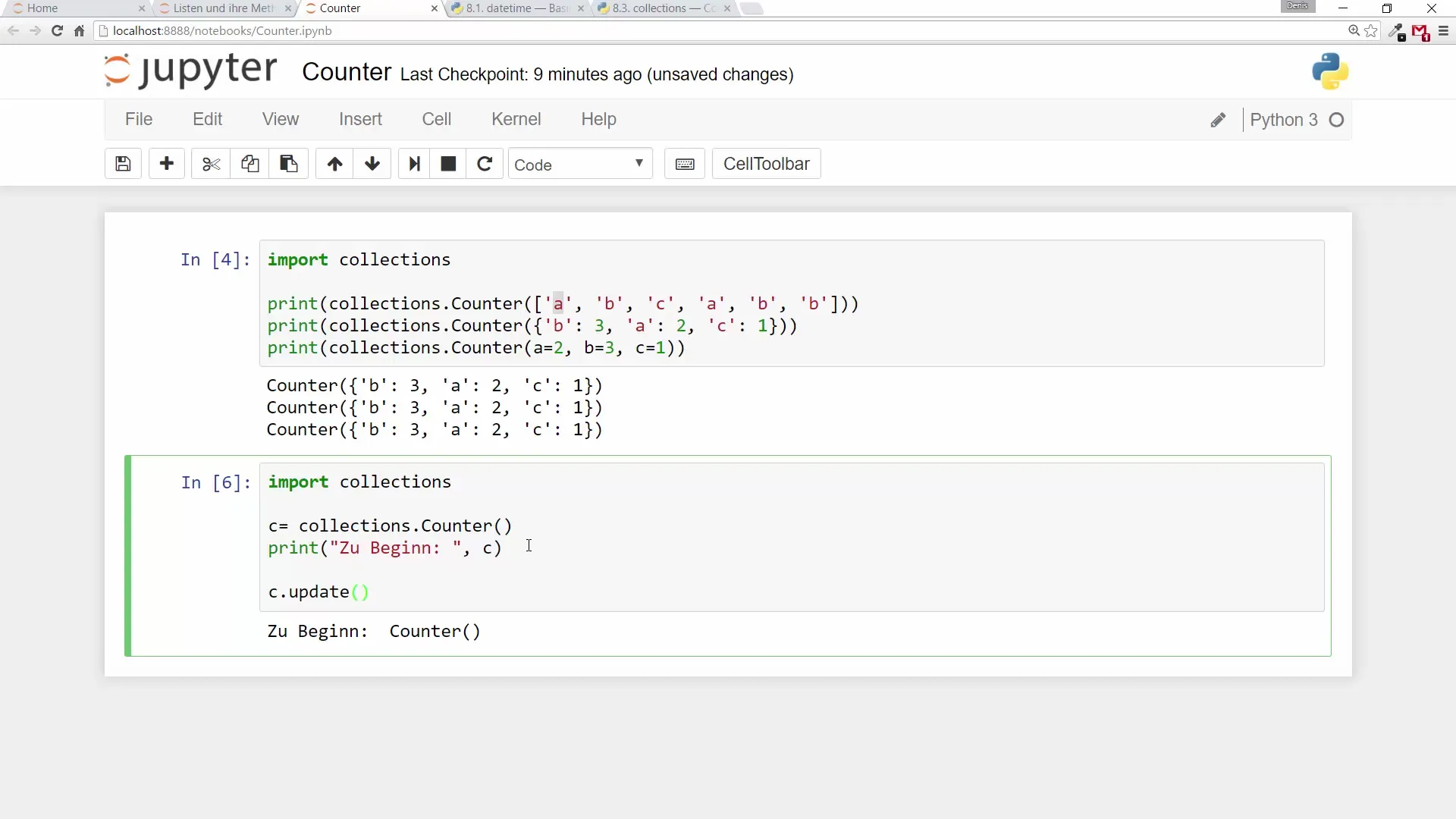 Python Counter: Zähle Deine Werte mühelos Python Counter: Zähle Deine Werte mühelos
