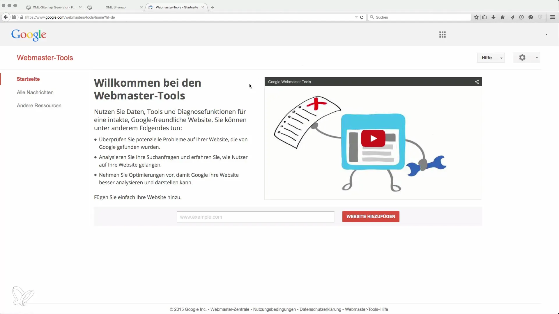 Ganar dinero con las herramientas para webmasters de Google: así registras tu sitio web Ganar dinero con las herramientas para webmasters de Google: así registras tu sitio web