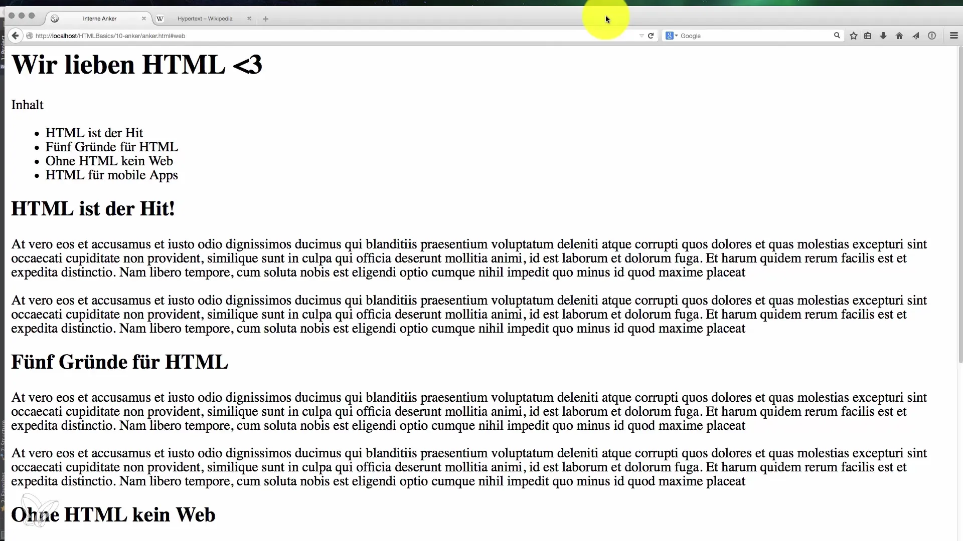 Establecer enlaces ancla en HTML: Así se logra la navegación Establecer enlaces ancla en HTML: así es como se logra la navegación