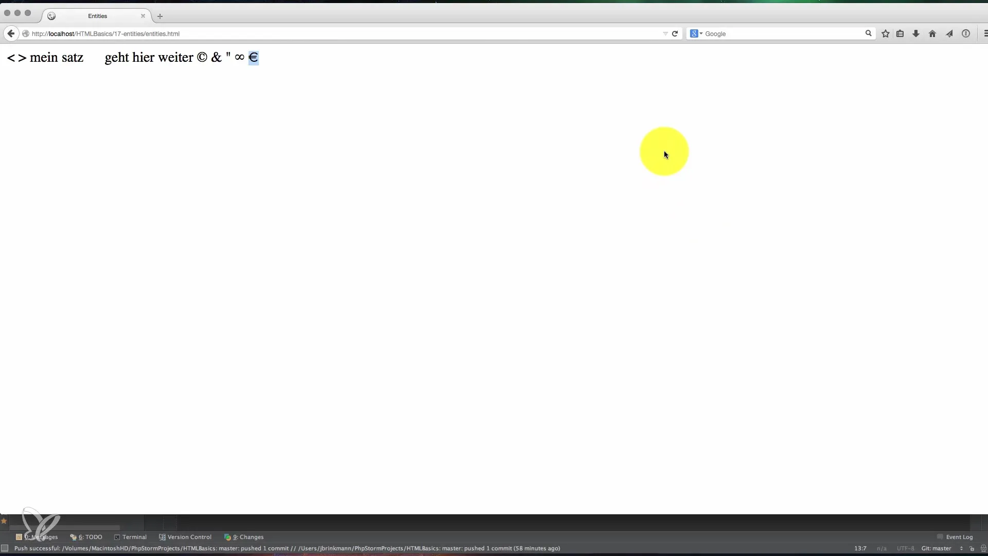 HTML-Entitäten optimal einsetzen HTML-Entitäten optimal einsetzen