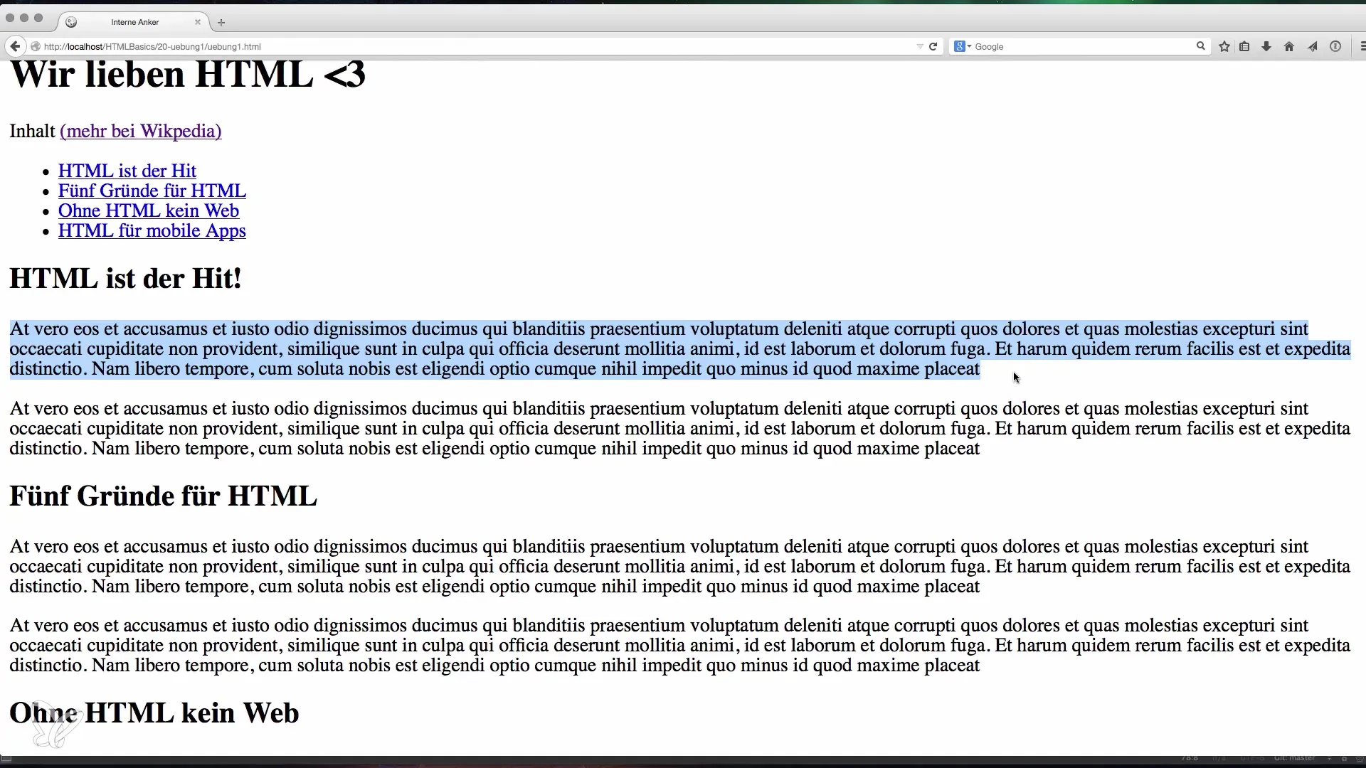 Formateo de texto con HTML y CSS - Diseño de encabezados Preparación de texto con HTML y CSS - Estilización de encabezados