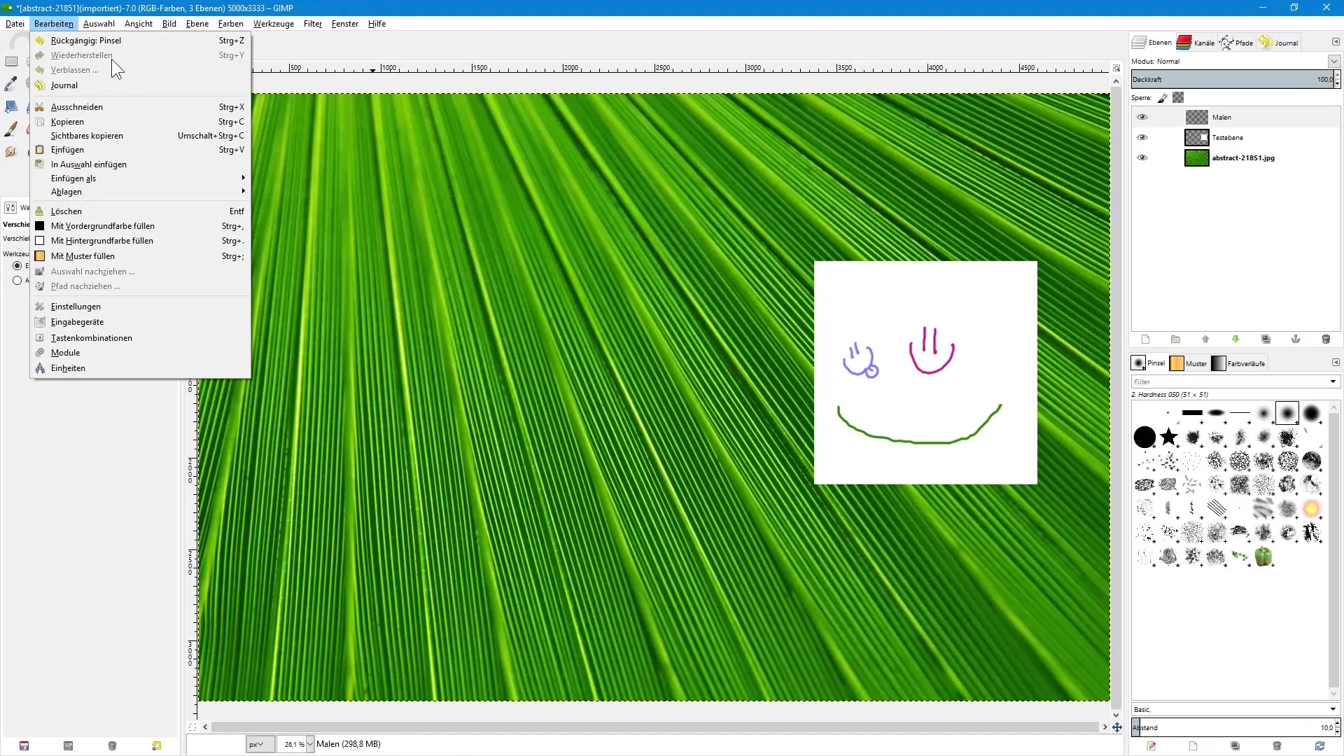 GIMP folyóirat használata a képfeldolgozás optimalizálásához