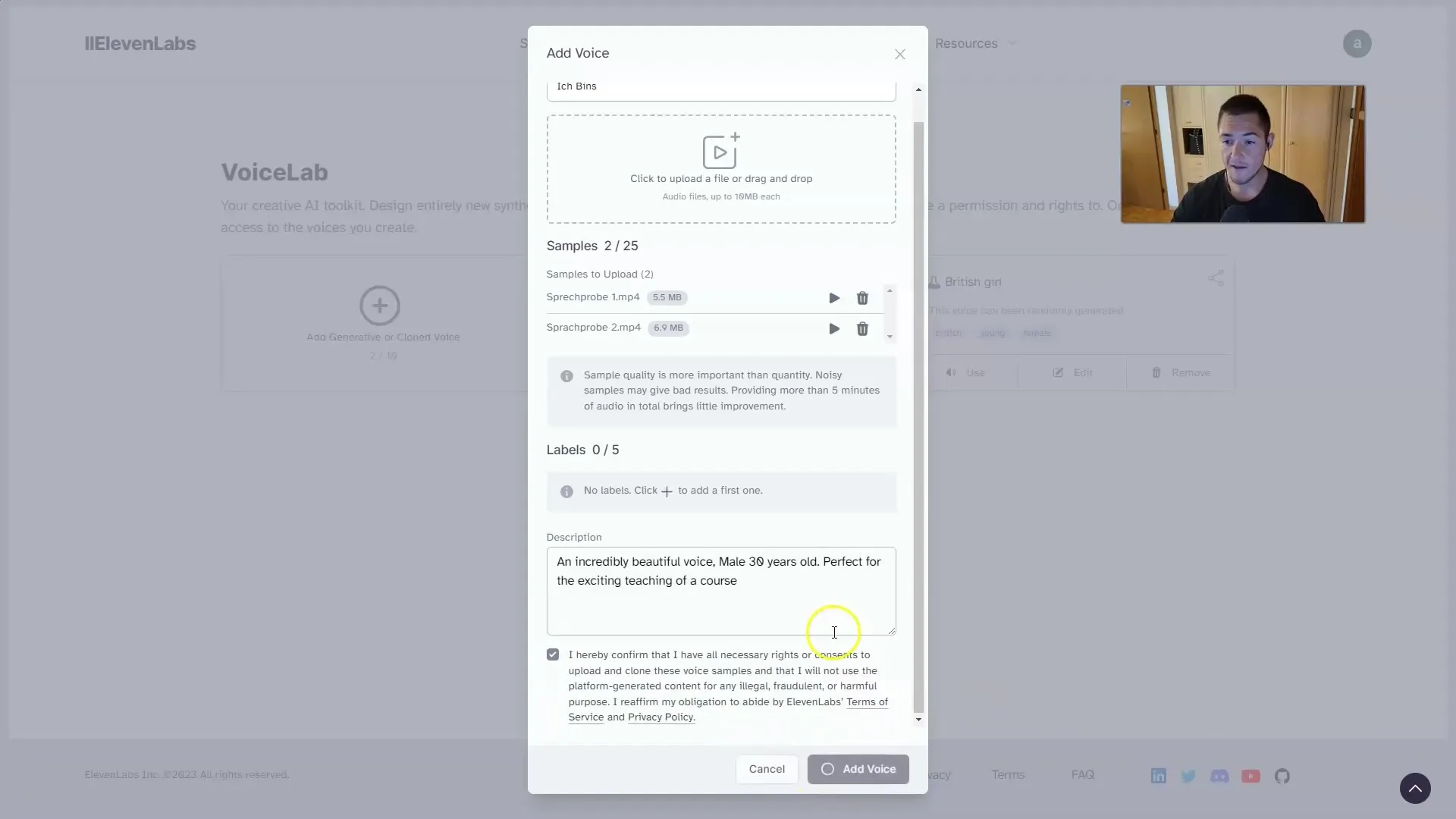 Guida per la creazione di voci per audiolibri personalizzate con ElevenLabs