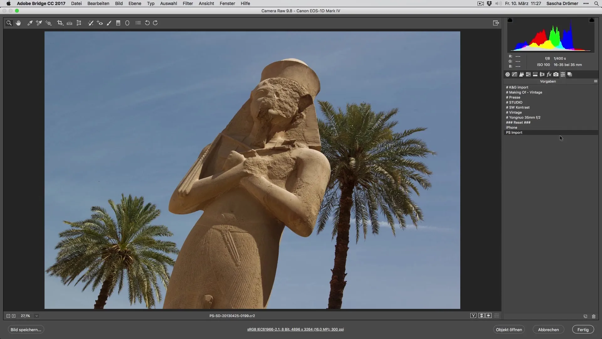 Urlaubsfotos optimal entwickeln mit Radialfiltern Urlaubsfotos optimal entwickeln mit Radialfiltern