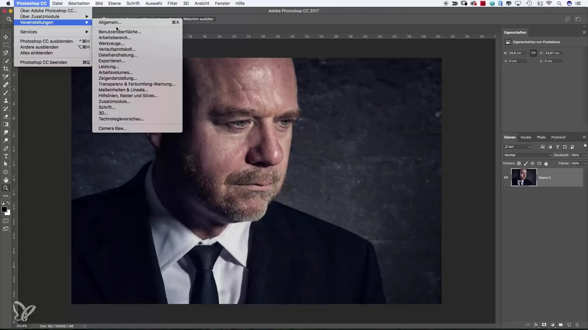 Wichtige Voreinstellungen für einen erfolgreichen Start in Photoshop Wichtige Voreinstellungen für einen erfolgreichen Start in Photoshop