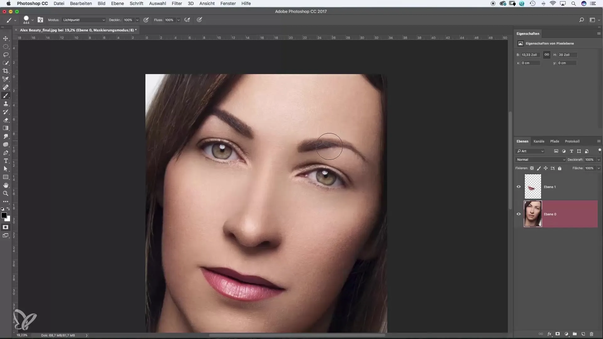 Photoshop Maskierungsmodus – Anleitung für präzise Auswahlen Photoshop Maskierungsmodus – Anleitung für präzise Auswahlen