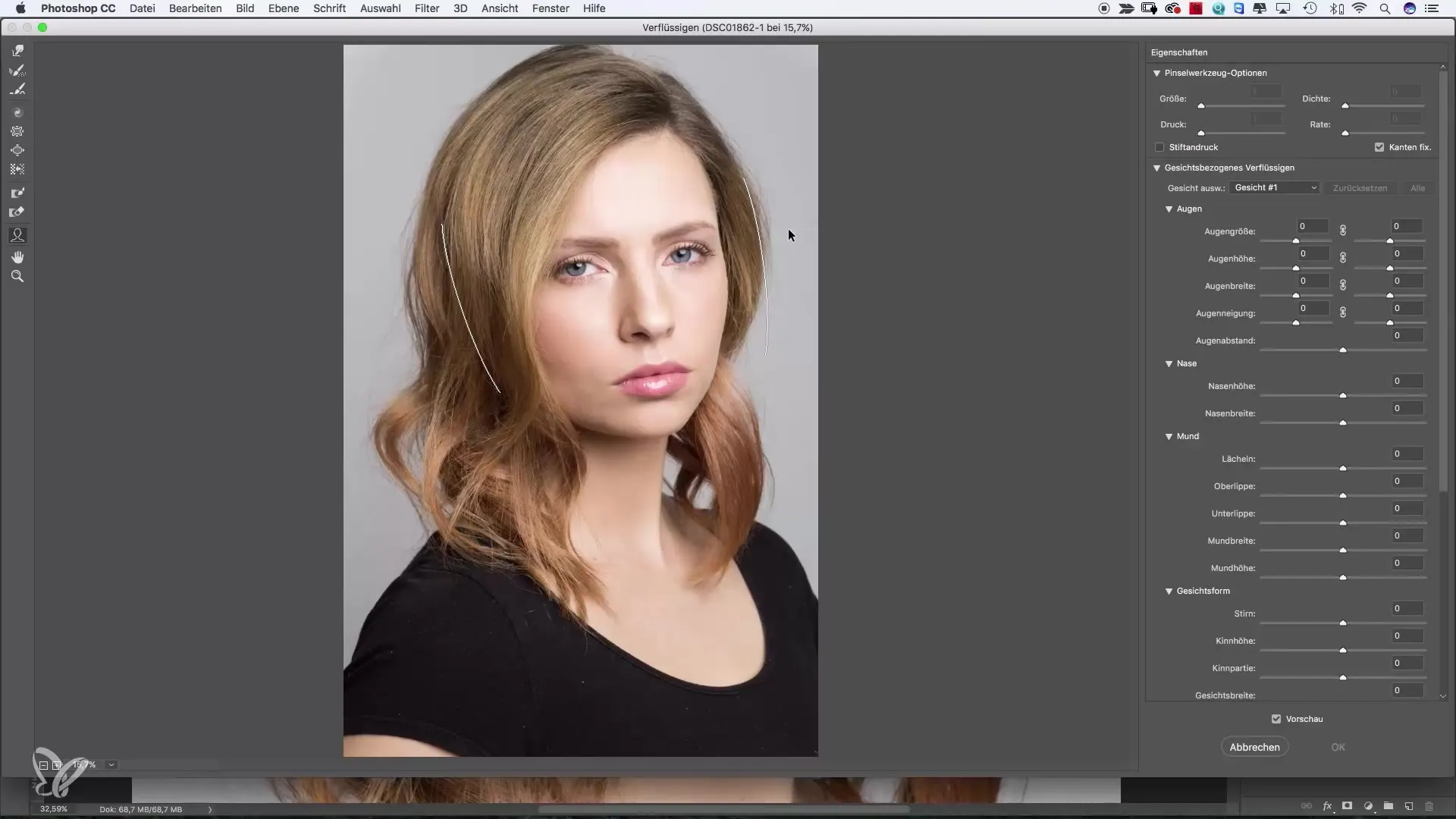 Gesichtsanpassungen in Photoshop leicht gemacht Gesichtsanpassungen in Photoshop leicht gemacht