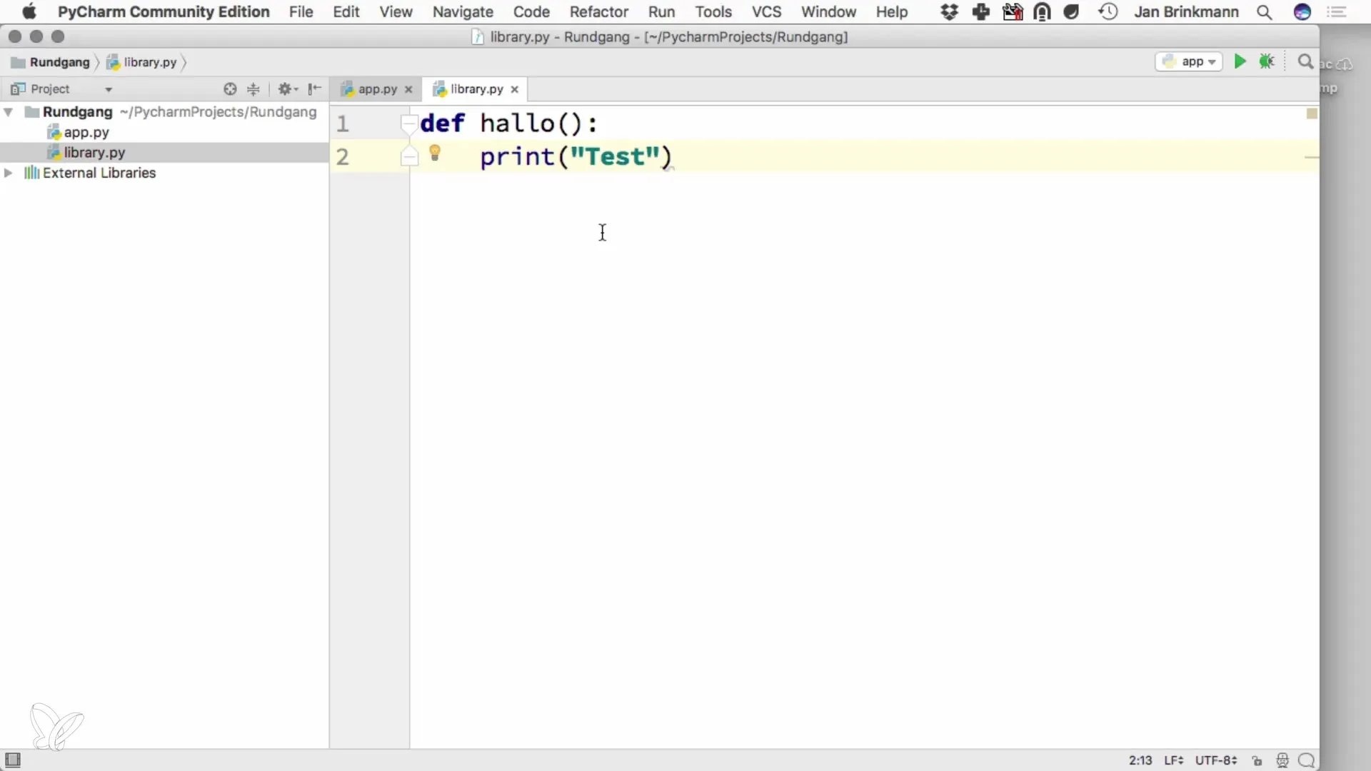 Effektiv Programmieren mit PyCharm für Python Effektiv Programmieren mit PyCharm für Python