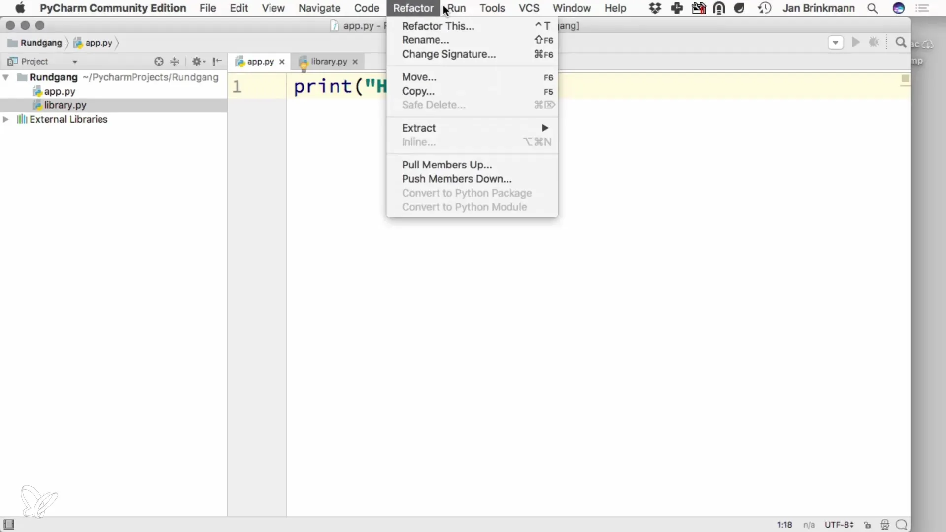 Effektiv Programmieren mit PyCharm für Python Effektiv Programmieren mit PyCharm für Python