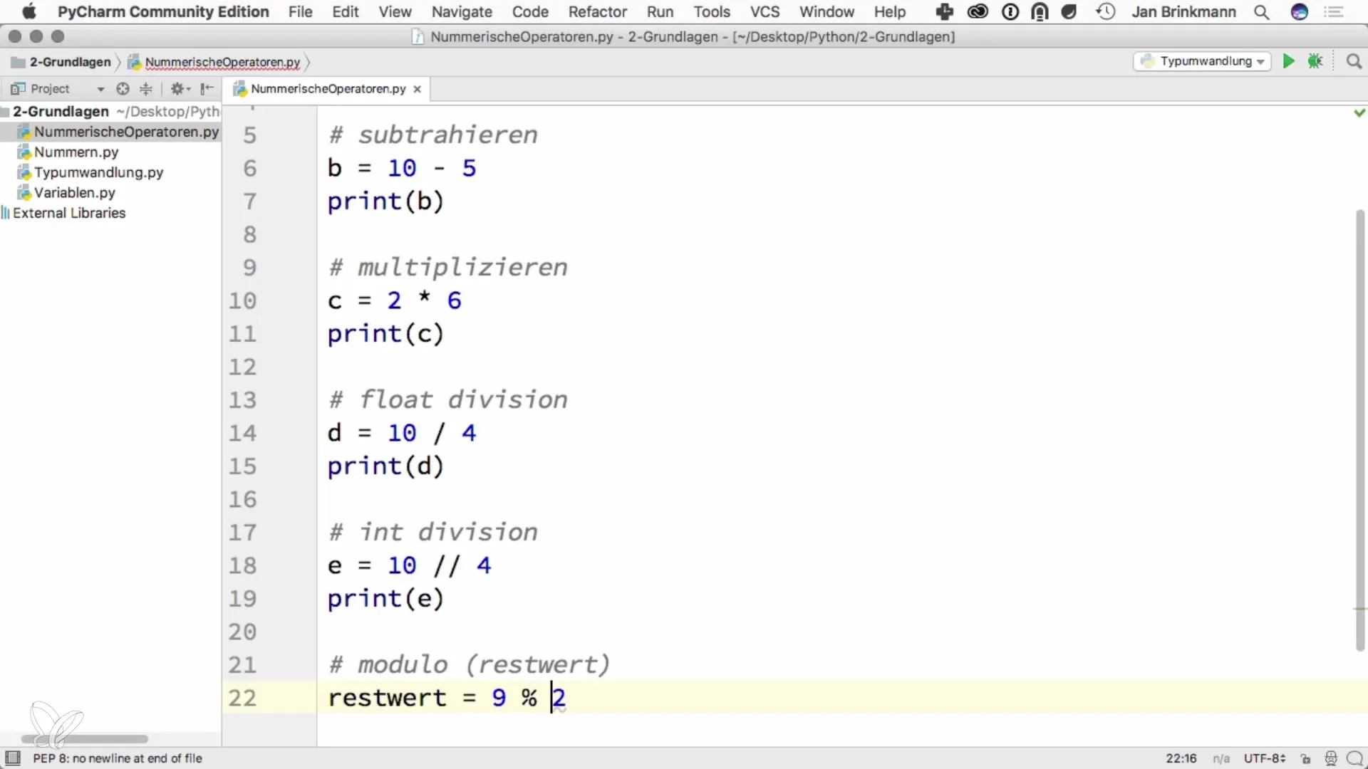 Rechenoperationen in Python effektiv nutzen Rechenoperationen in Python effektiv nutzen