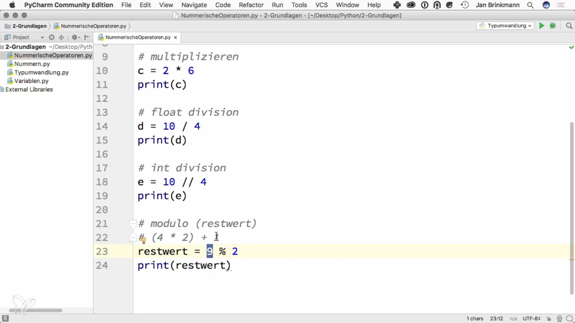 Rechenoperationen in Python effektiv nutzen Rechenoperationen in Python effektiv nutzen