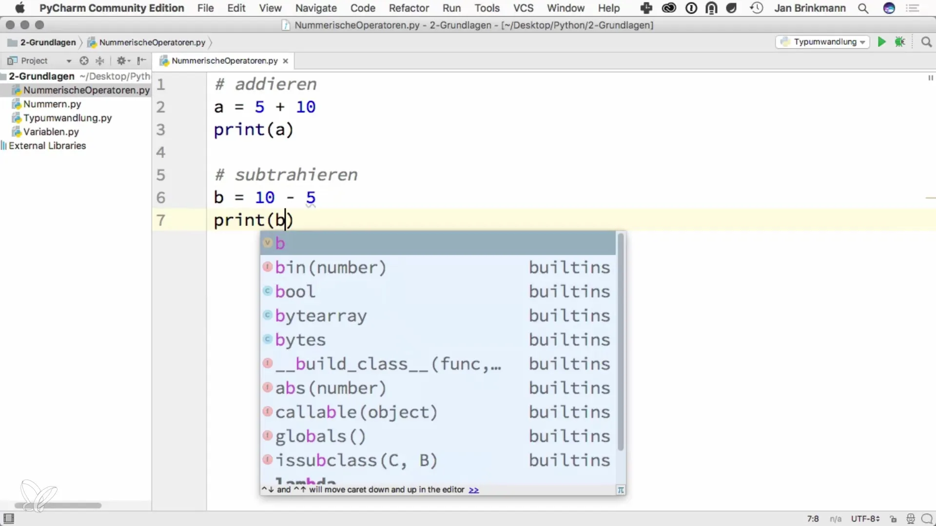 Rechenoperationen in Python effektiv nutzen Rechenoperationen in Python effektiv nutzen