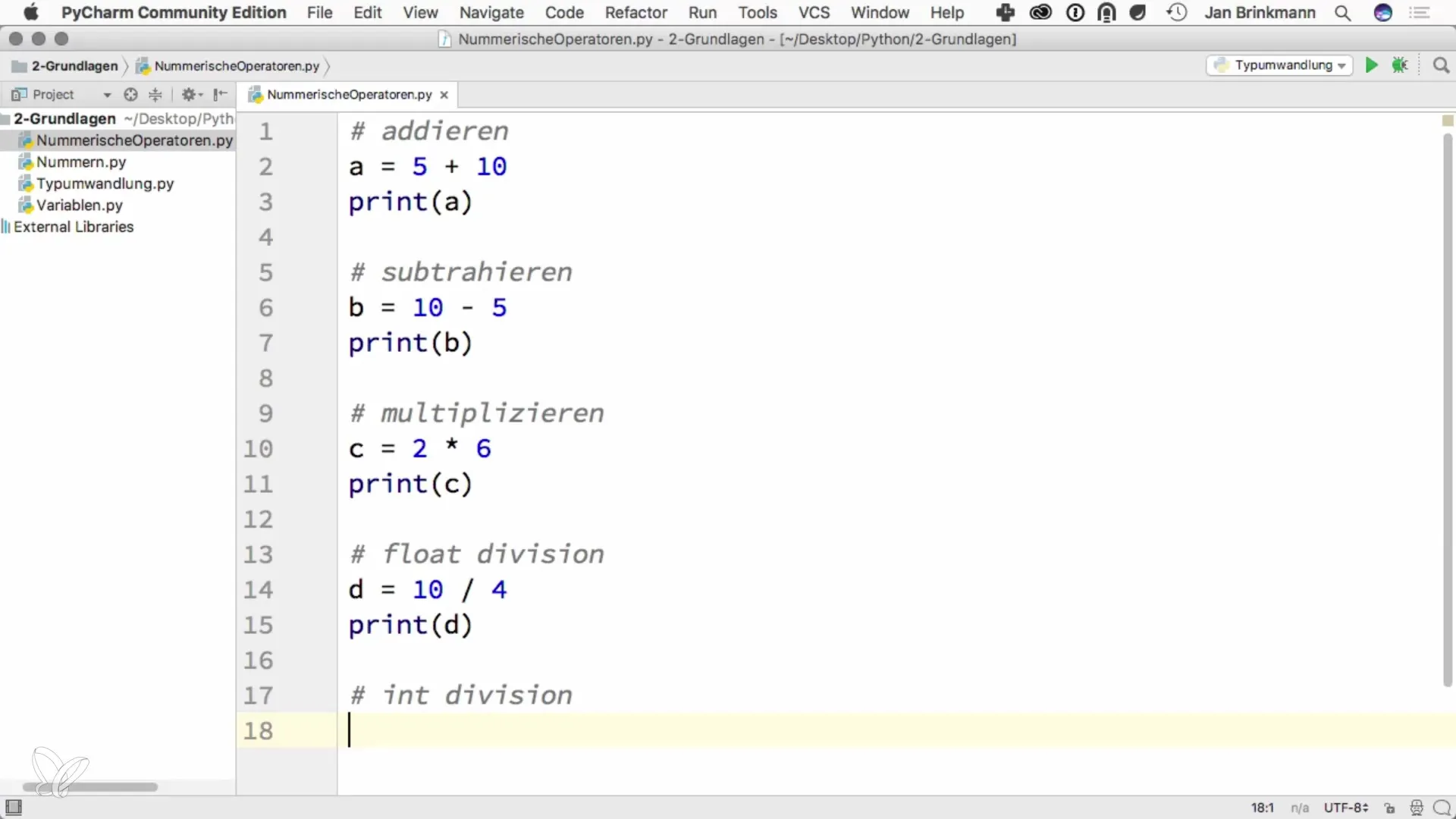 Rechenoperationen in Python effektiv nutzen Rechenoperationen in Python effektiv nutzen