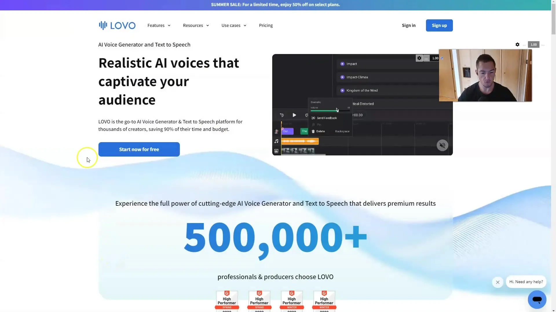 Voces de IA y deepfakes: Guía paso a paso de Lovo.ai