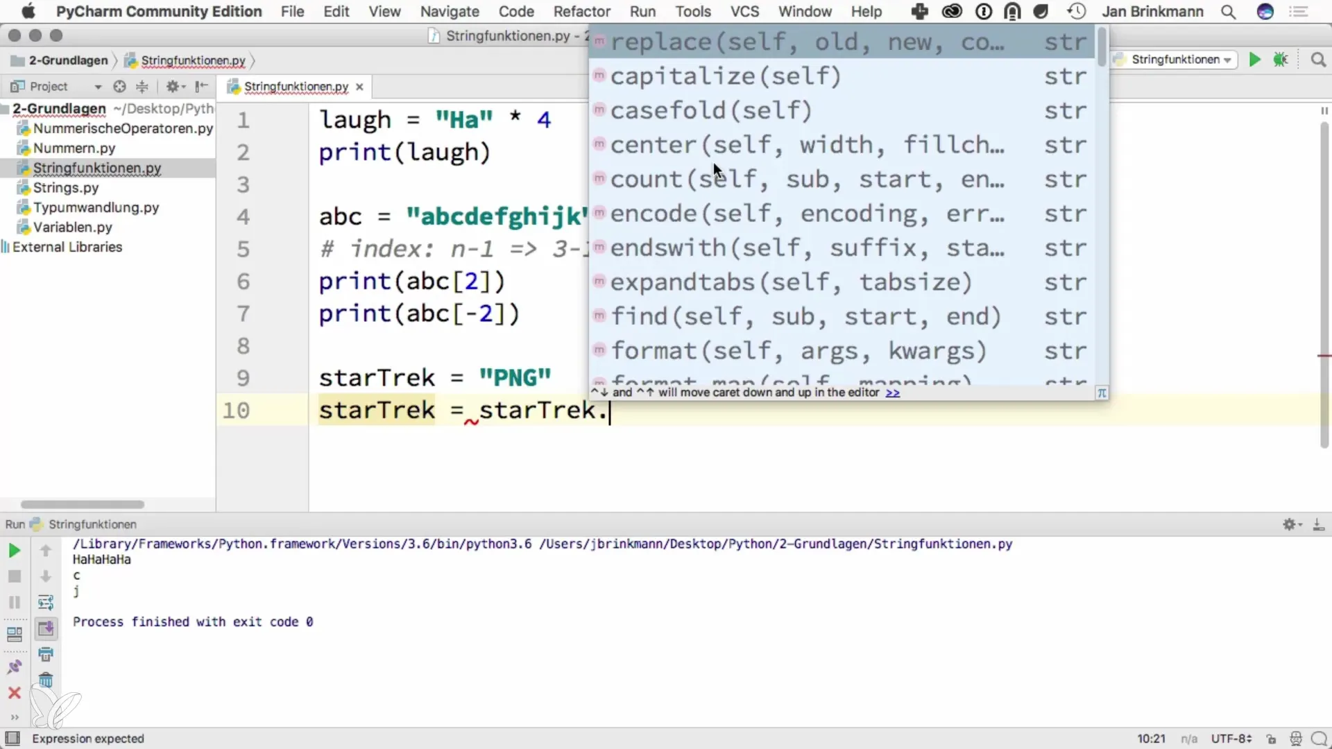 Strings effektiv nutzen – Python Grundlagen für Einsteiger Strings effektiv nutzen – Python Grundlagen für Einsteiger