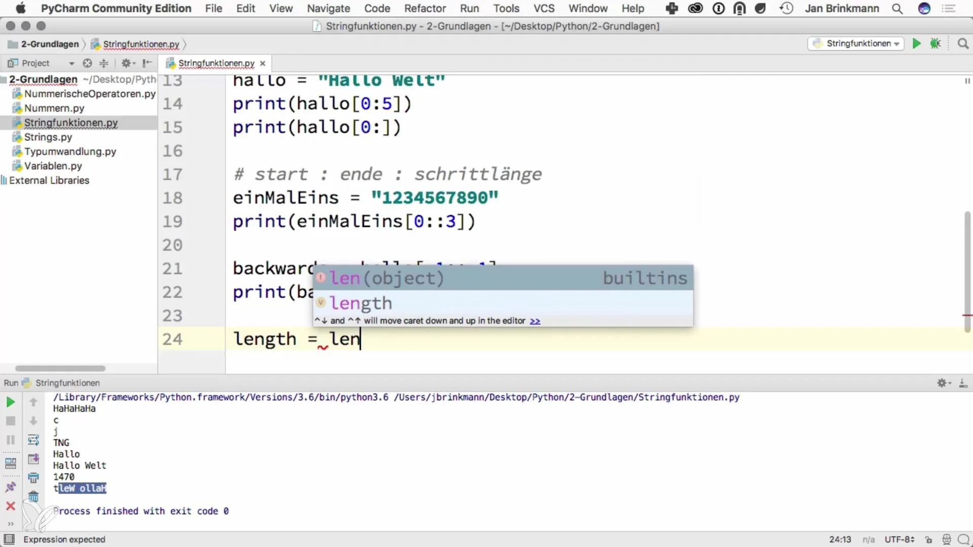 Strings effektiv nutzen – Python Grundlagen für Einsteiger Strings effektiv nutzen – Python Grundlagen für Einsteiger
