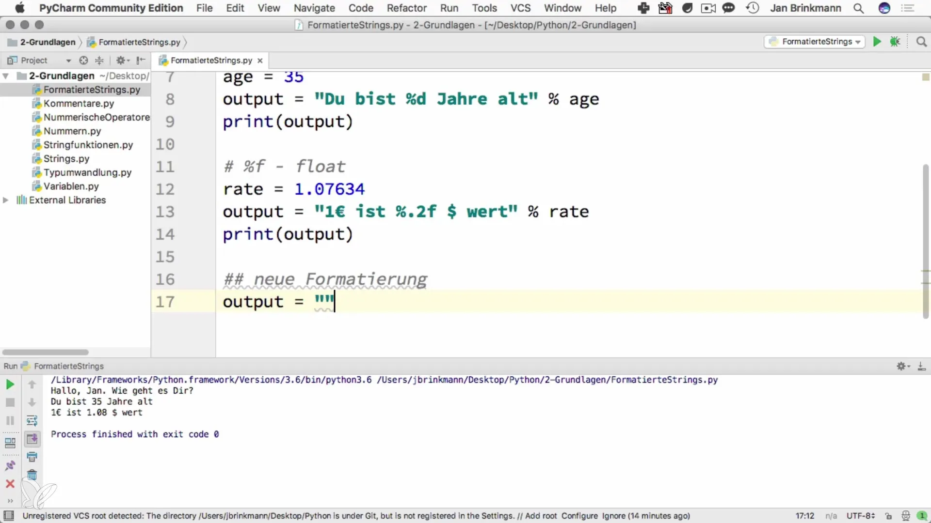 Formatierte Strings in Python - Deine Anleitung zur Nutzung Formatierte Strings in Python - Deine Anleitung zur Nutzung