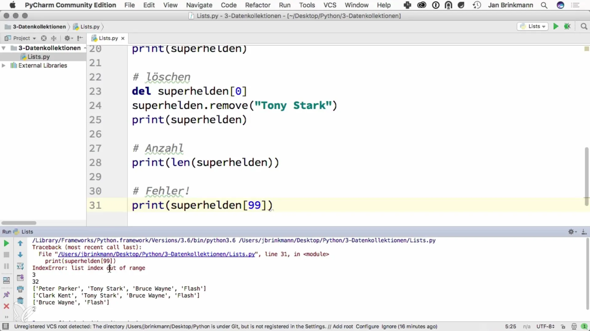 Liste in Python – Grundlagen und Effizienz Liste in Python – Grundlagen und Effizienz