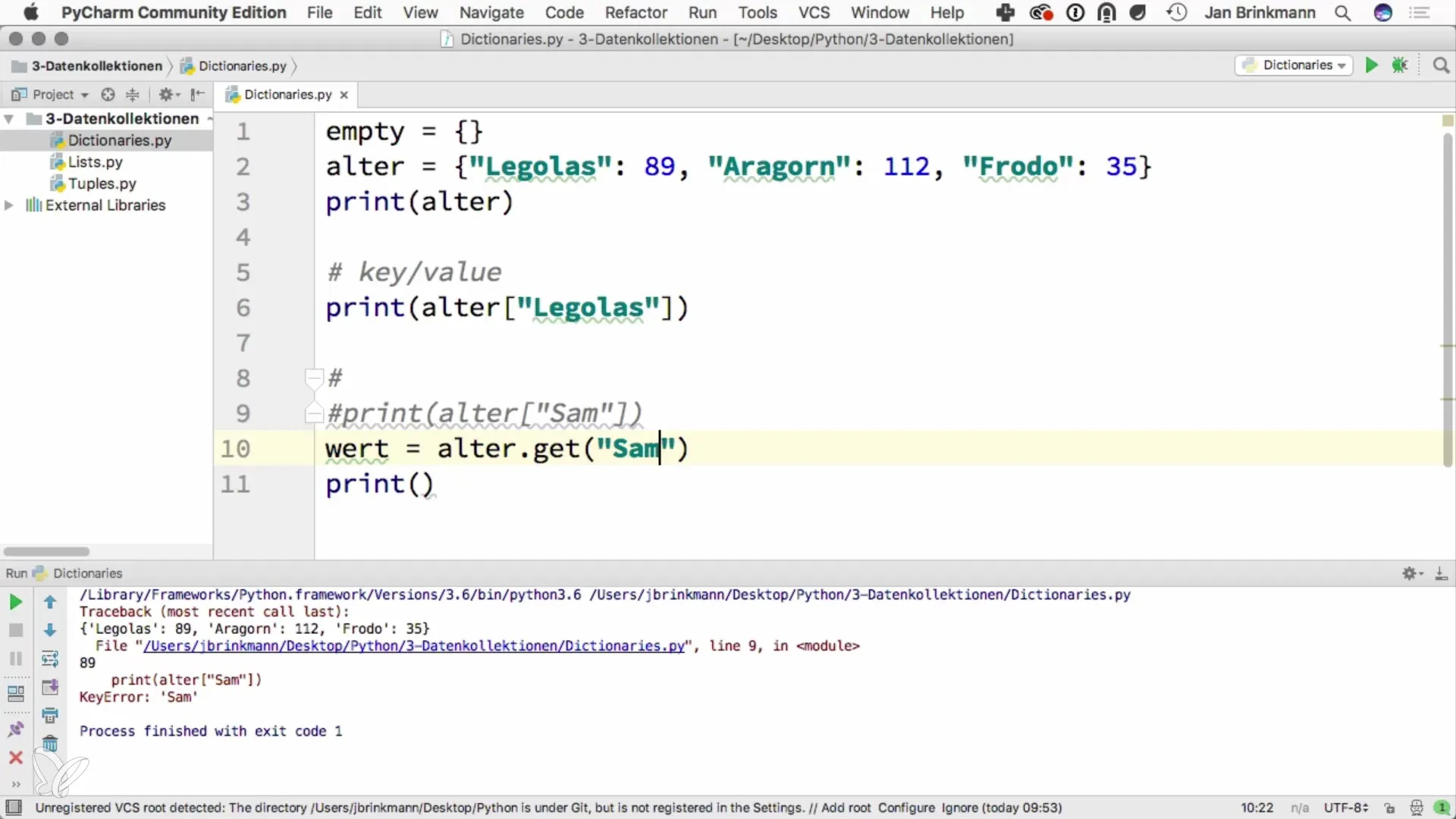 Python Dictionaries: Grundlagen Assoziativer Datenstrukturen Python Dictionaries: Grundlagen Assoziativer Datenstrukturen