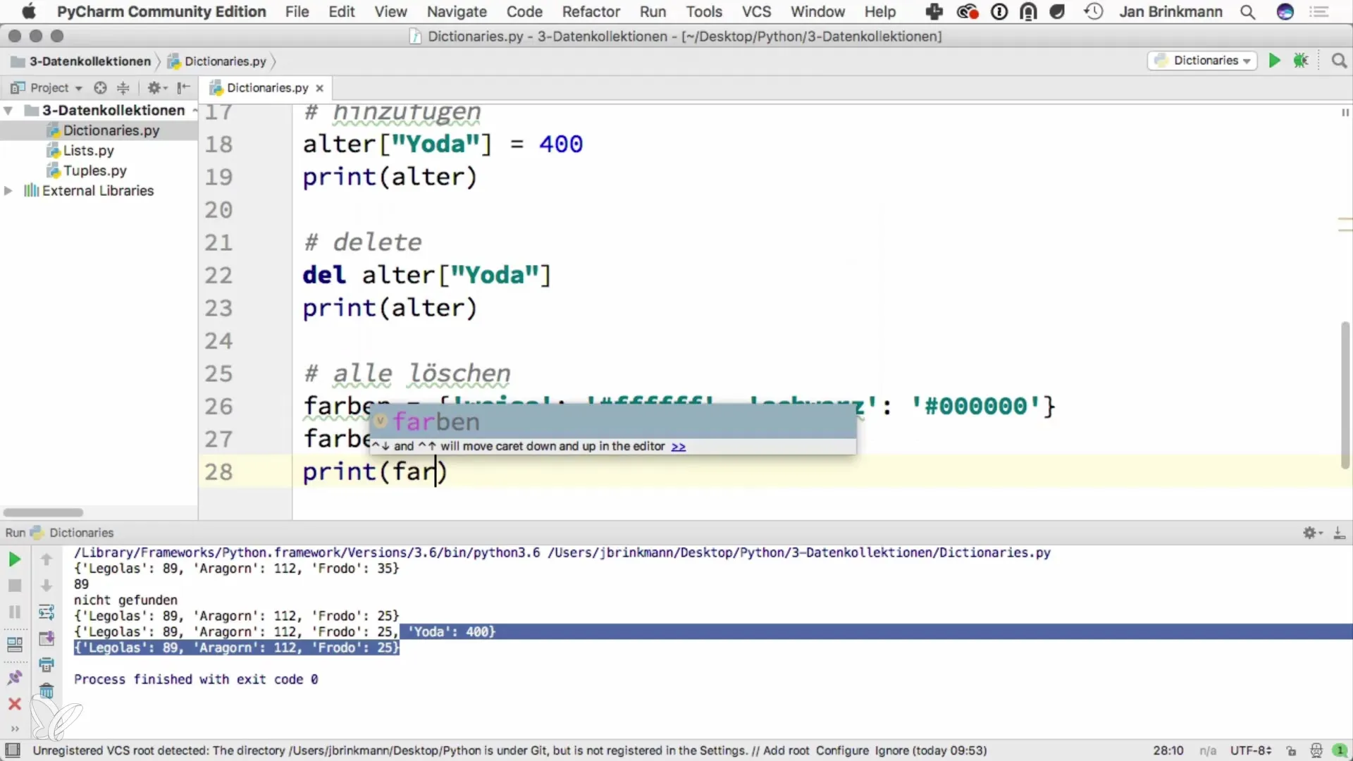 Python Dictionaries: Grundlagen Assoziativer Datenstrukturen Python Dictionaries: Grundlagen Assoziativer Datenstrukturen