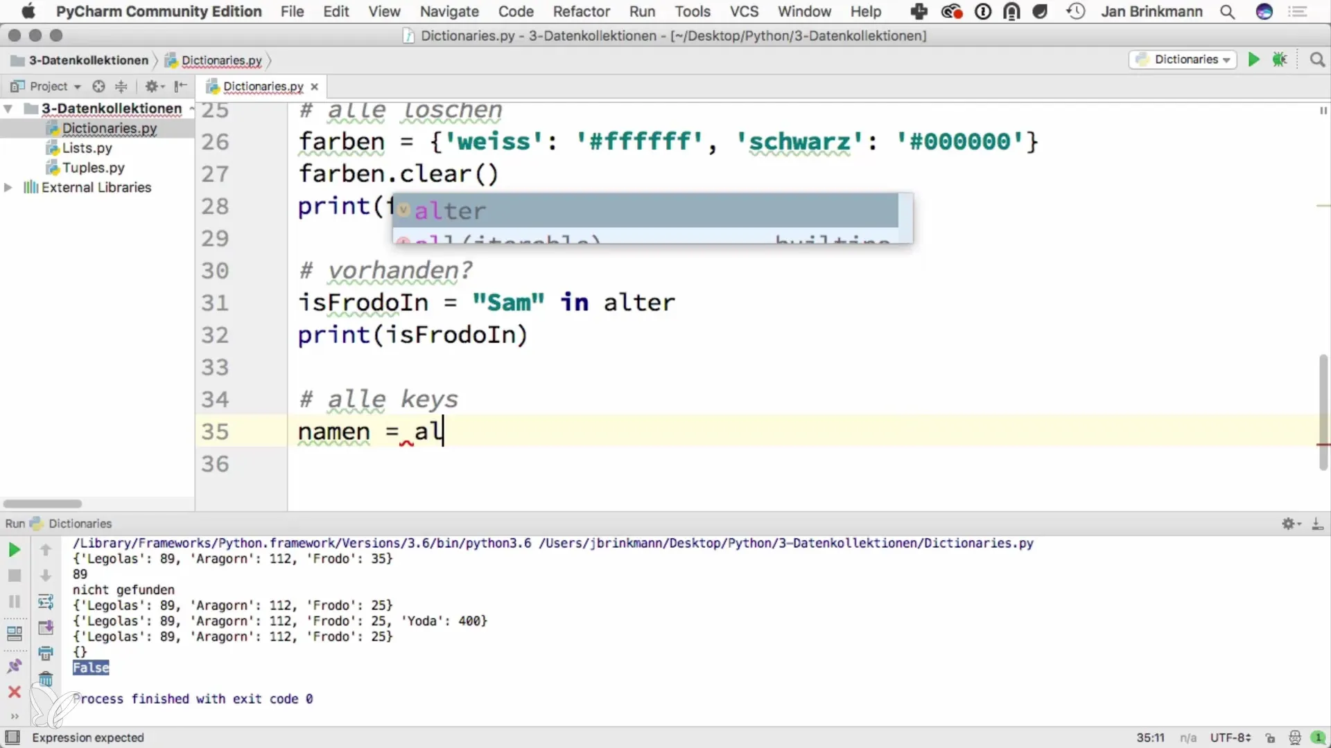 Python Dictionaries: Grundlagen Assoziativer Datenstrukturen Python Dictionaries: Grundlagen Assoziativer Datenstrukturen