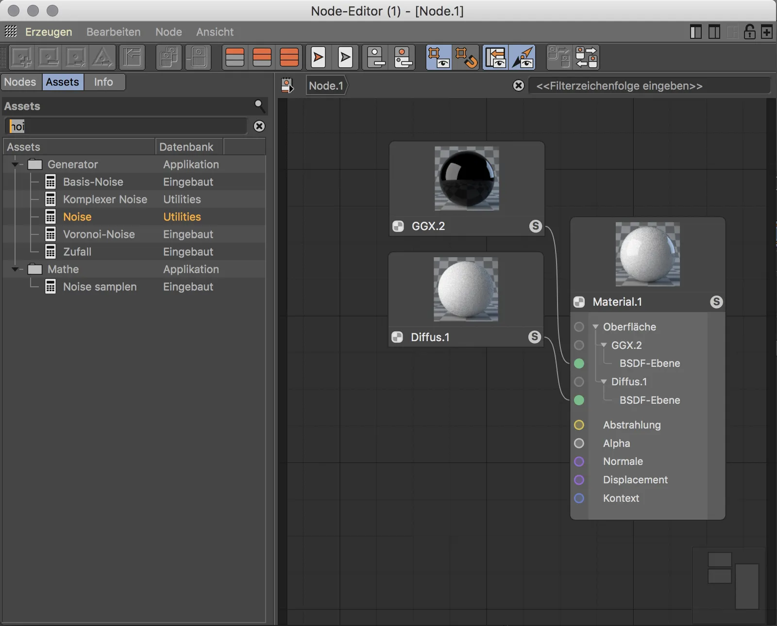 Baru dalam Rilis 20 - Material berbasis Node