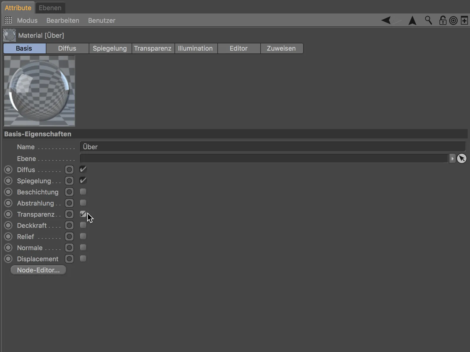 Baru dalam Rilis 20 - Material berbasis Node