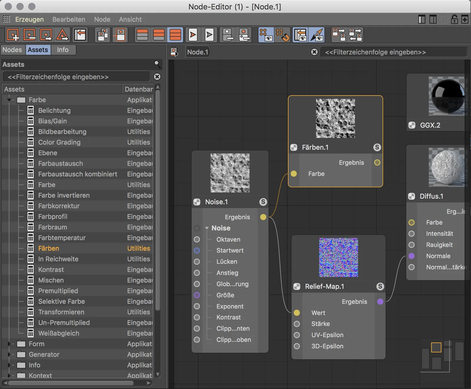 Baru dalam Rilis 20 - Material berbasis Node