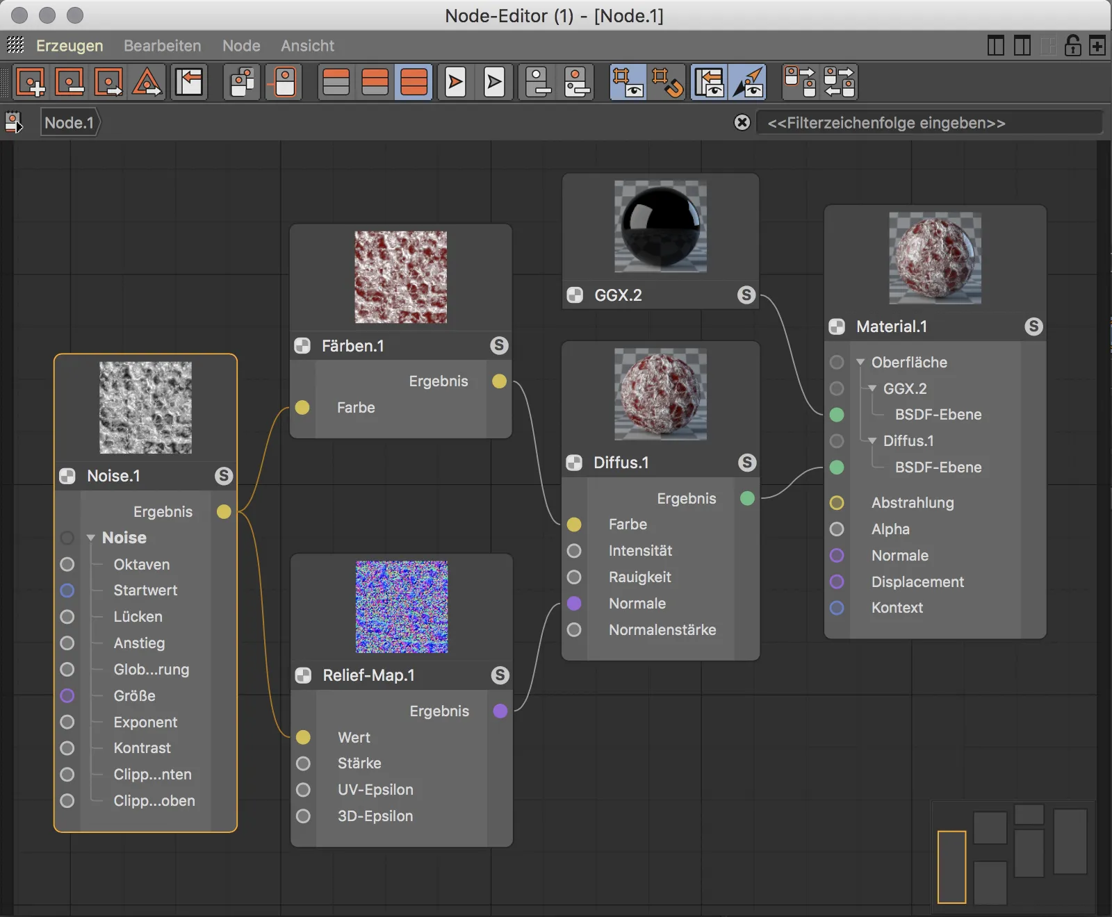 Baru dalam Rilis 20 - Material berbasis Node