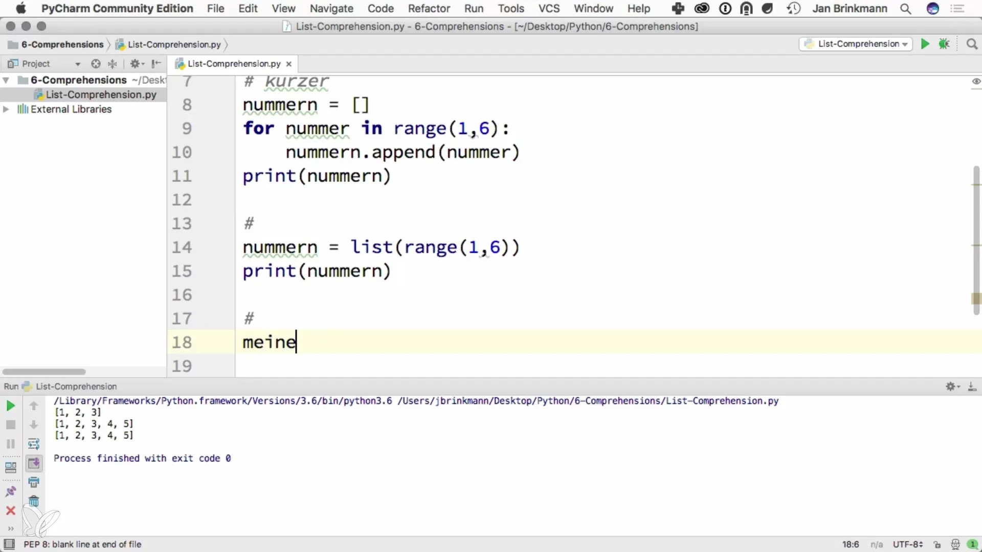 List Comprehensions in Python – Einfach und Praktisch List Comprehensions in Python – Einfach und Praktisch