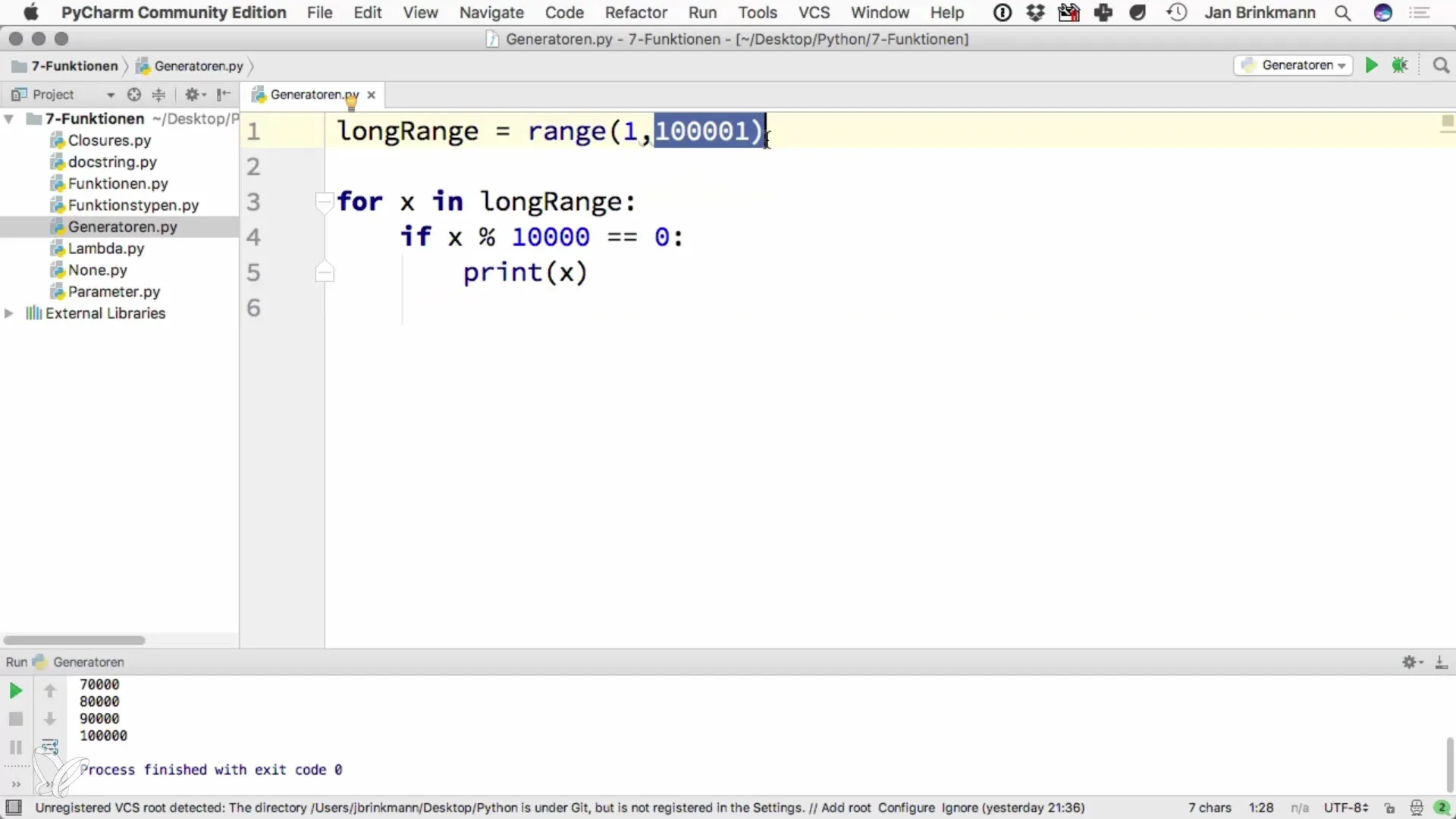 Effiziente Nutzung von Generatoren in Python Effiziente Nutzung von Generatoren in Python