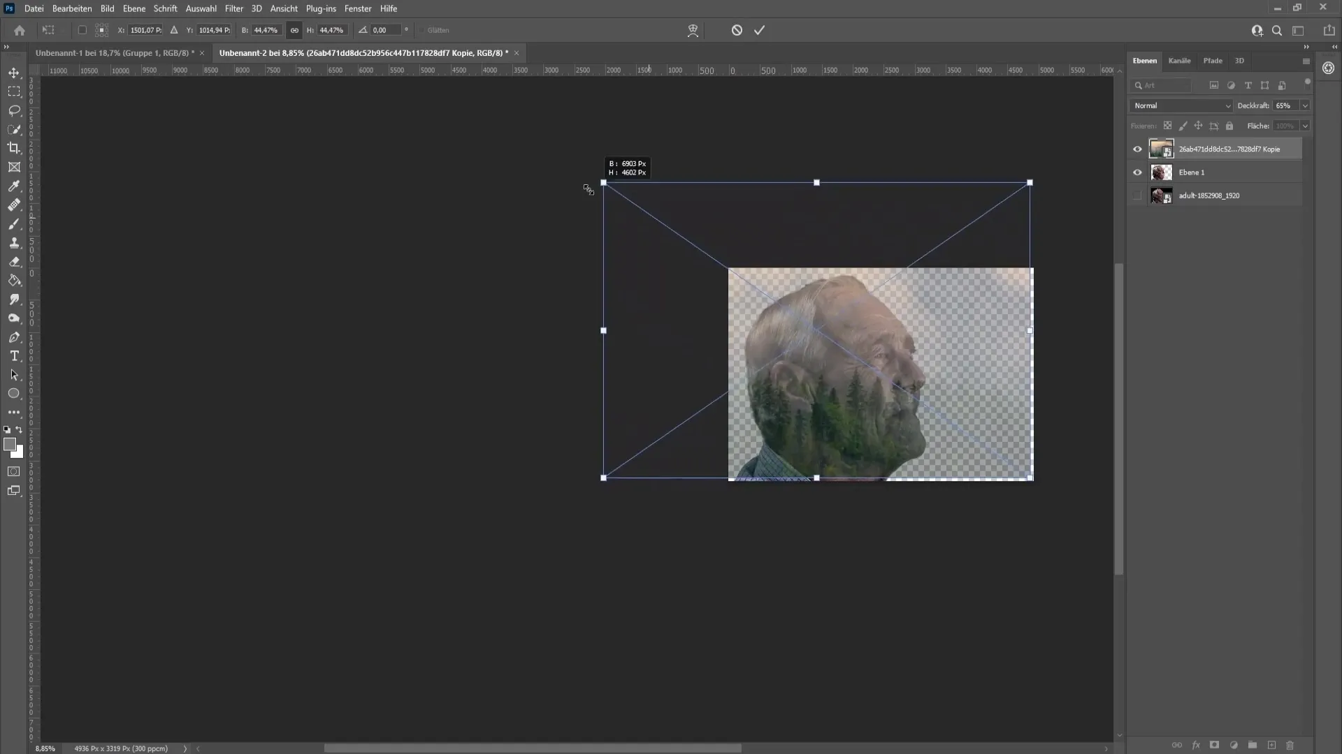 Najlepší sprievodca efektom dvojitej expozície v programe Photoshop