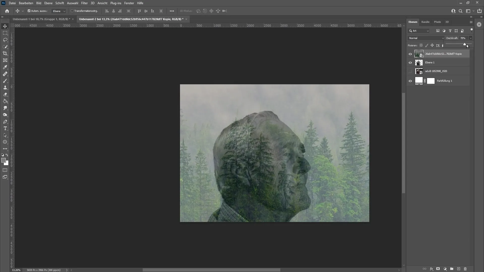 Najlepší sprievodca efektom dvojitej expozície v programe Photoshop