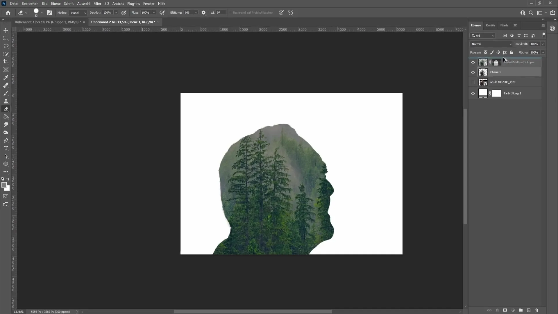 Najlepší sprievodca efektom dvojitej expozície v programe Photoshop