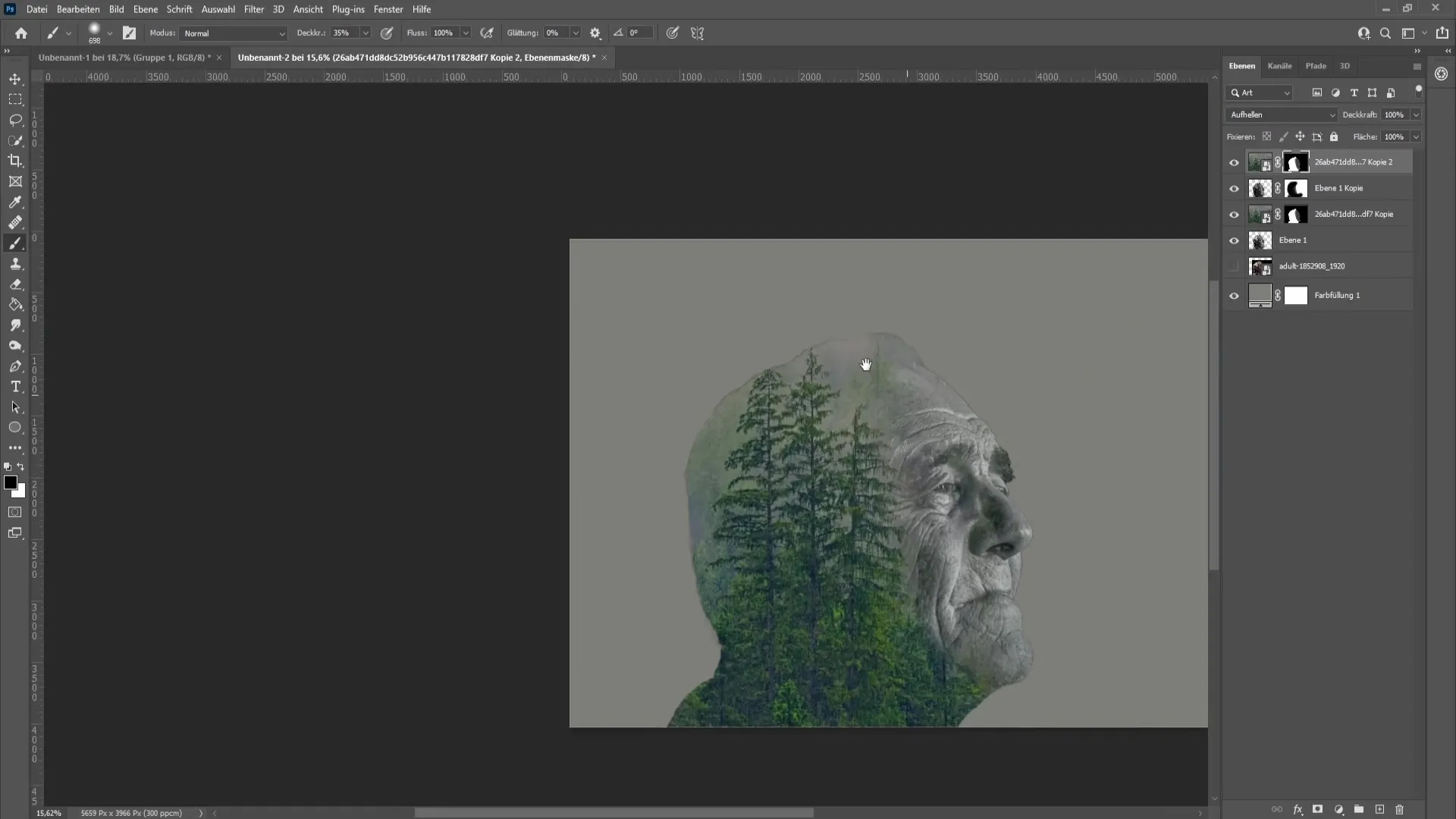 Najlepší sprievodca efektom dvojitej expozície v programe Photoshop