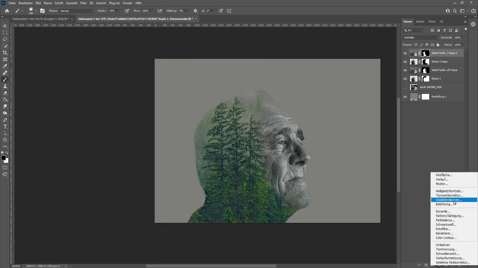 Najlepší sprievodca efektom dvojitej expozície v programe Photoshop