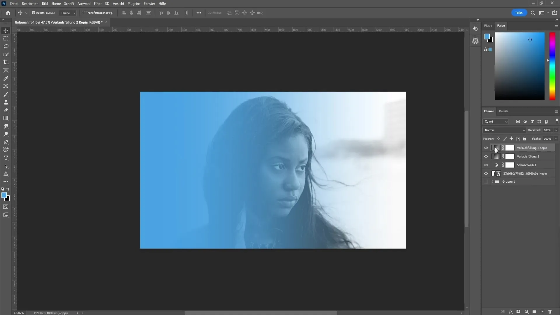 Sådan opretter du en imponerende dual-tone effekt i Photoshop