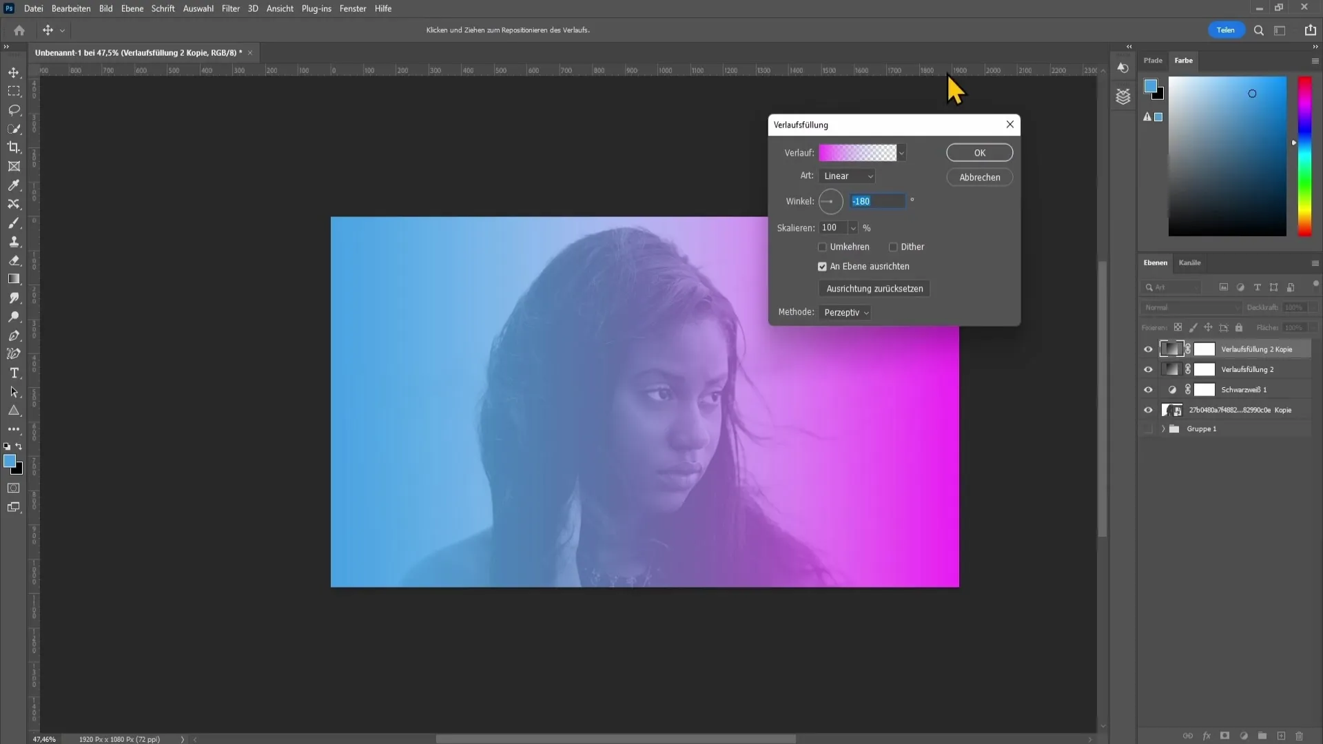 Sådan oprettes en imponerende Dual-Tone-effekt i Photoshop