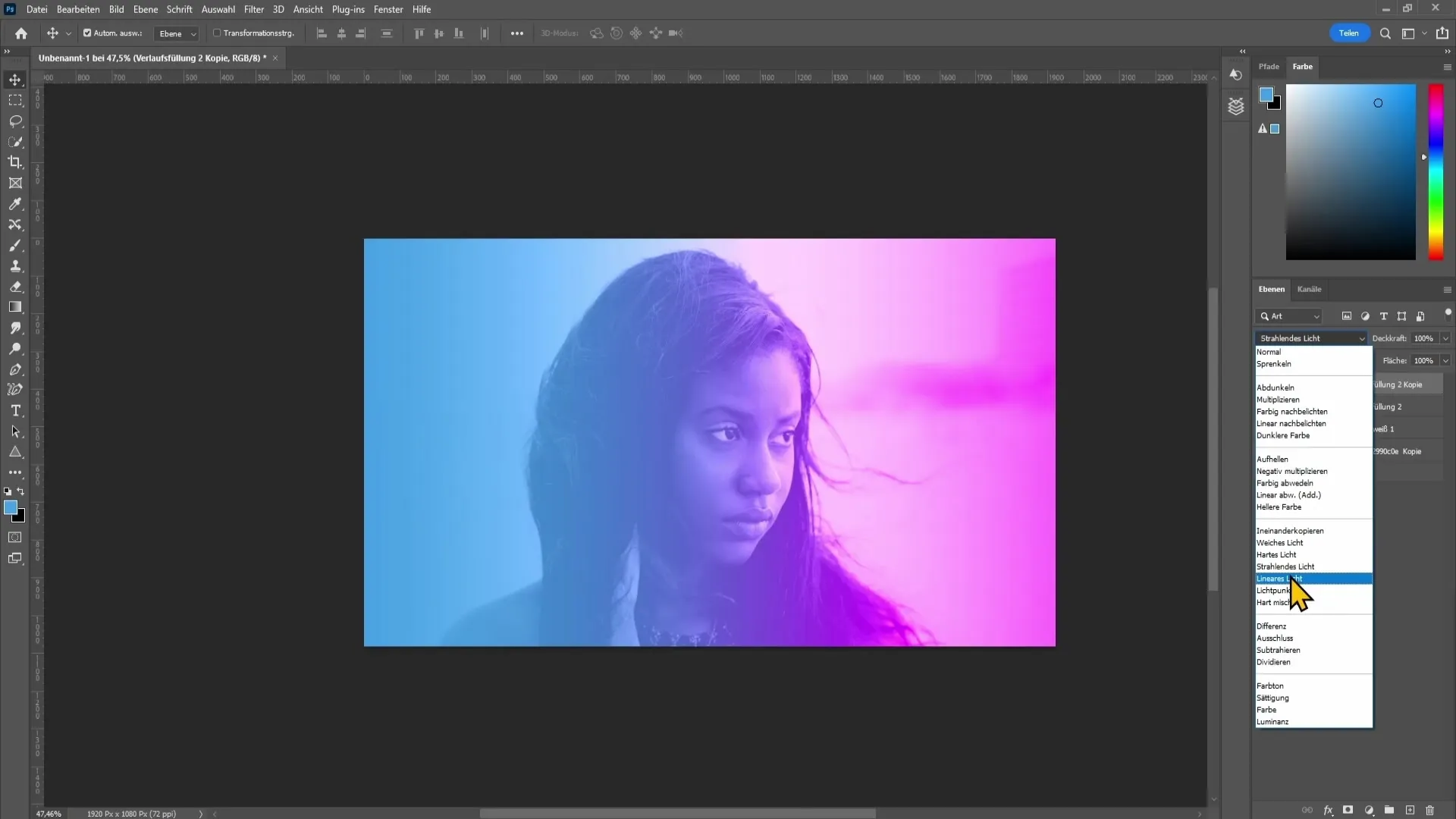 Sådan opretter du en imponerende dual-tone-effekt i Photoshop