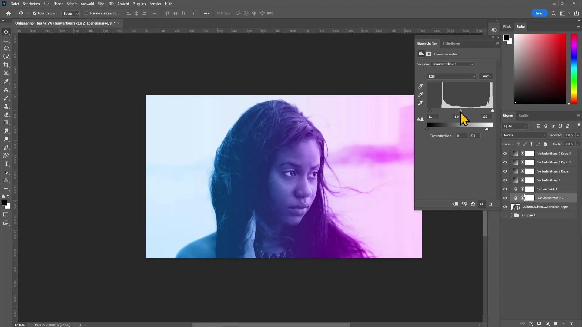 Sådan skaber du en imponerende dual-tone effekt i Photoshop