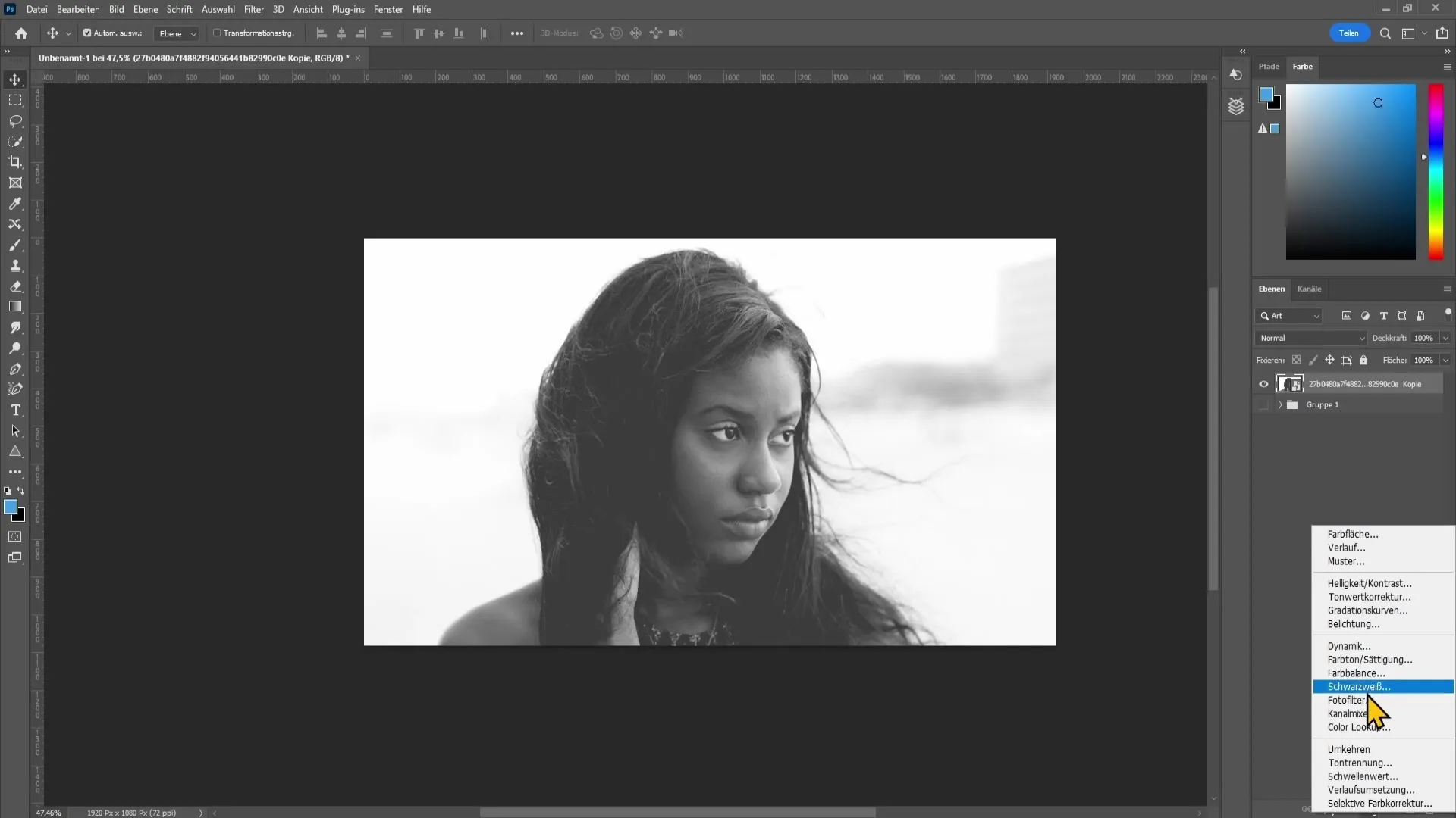 Sådan opretter du en imponerende dual-tone effekt i Photoshop