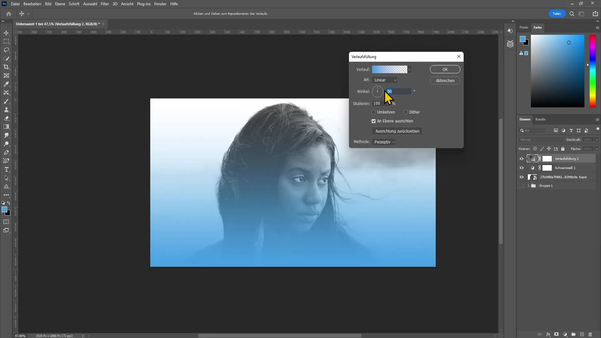 Sådan opretter du en imponerende dual-tone-effekt i Photoshop