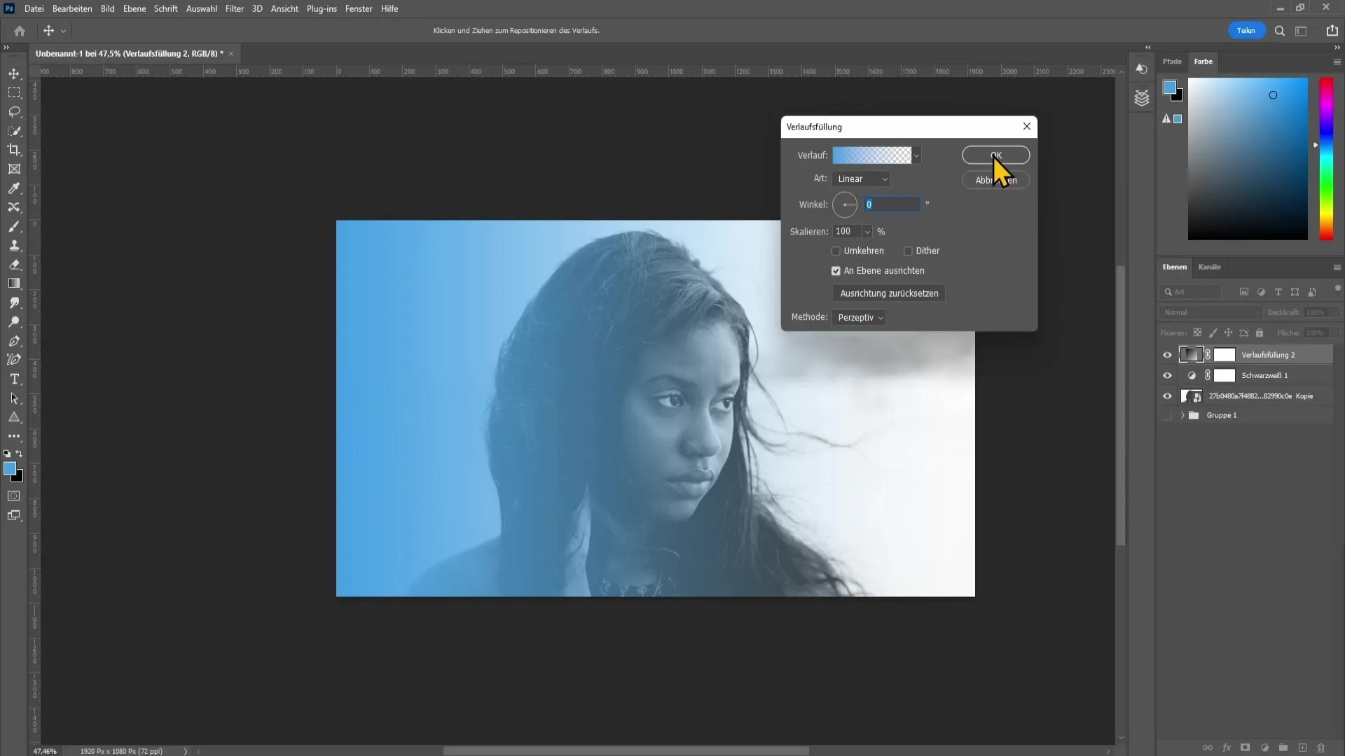 Sådan opretter du en imponerende dual-tone-effekt i Photoshop