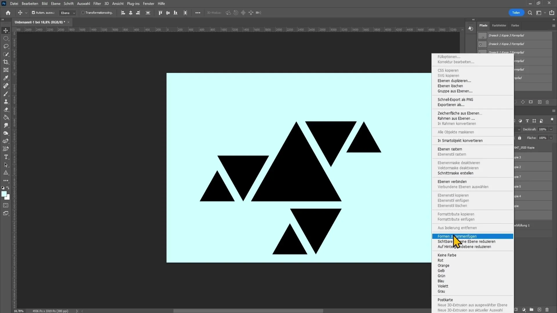 Creare un effetto geometrico in Photoshop