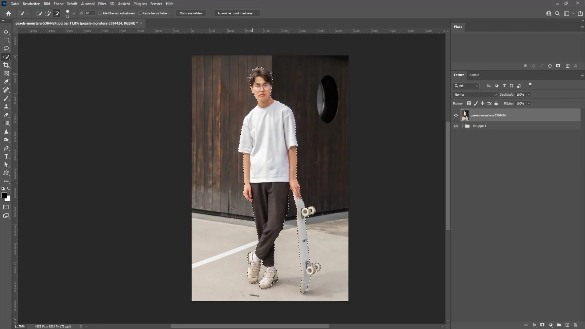 Creează o statuie de aur în Photoshop - pas cu pas