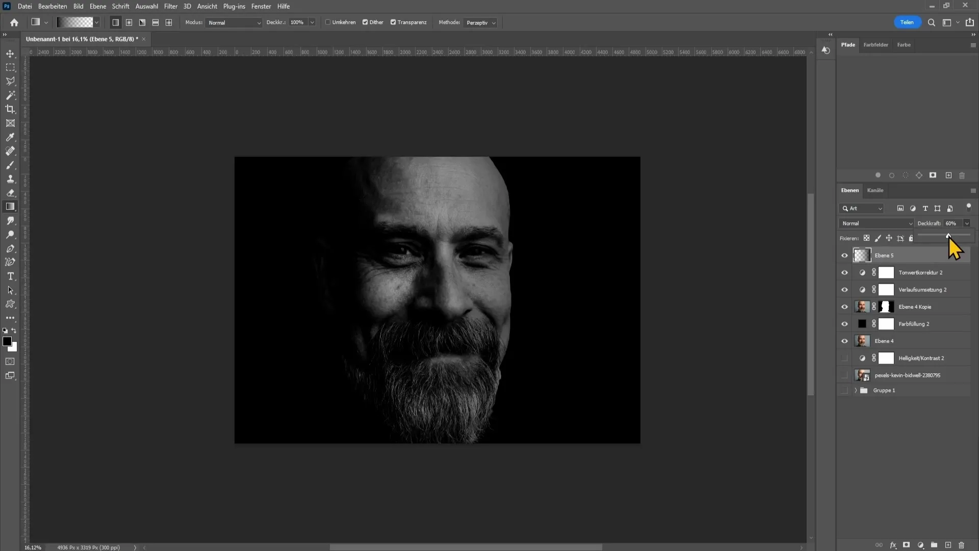 Effetto low-key drammatico in Photoshop