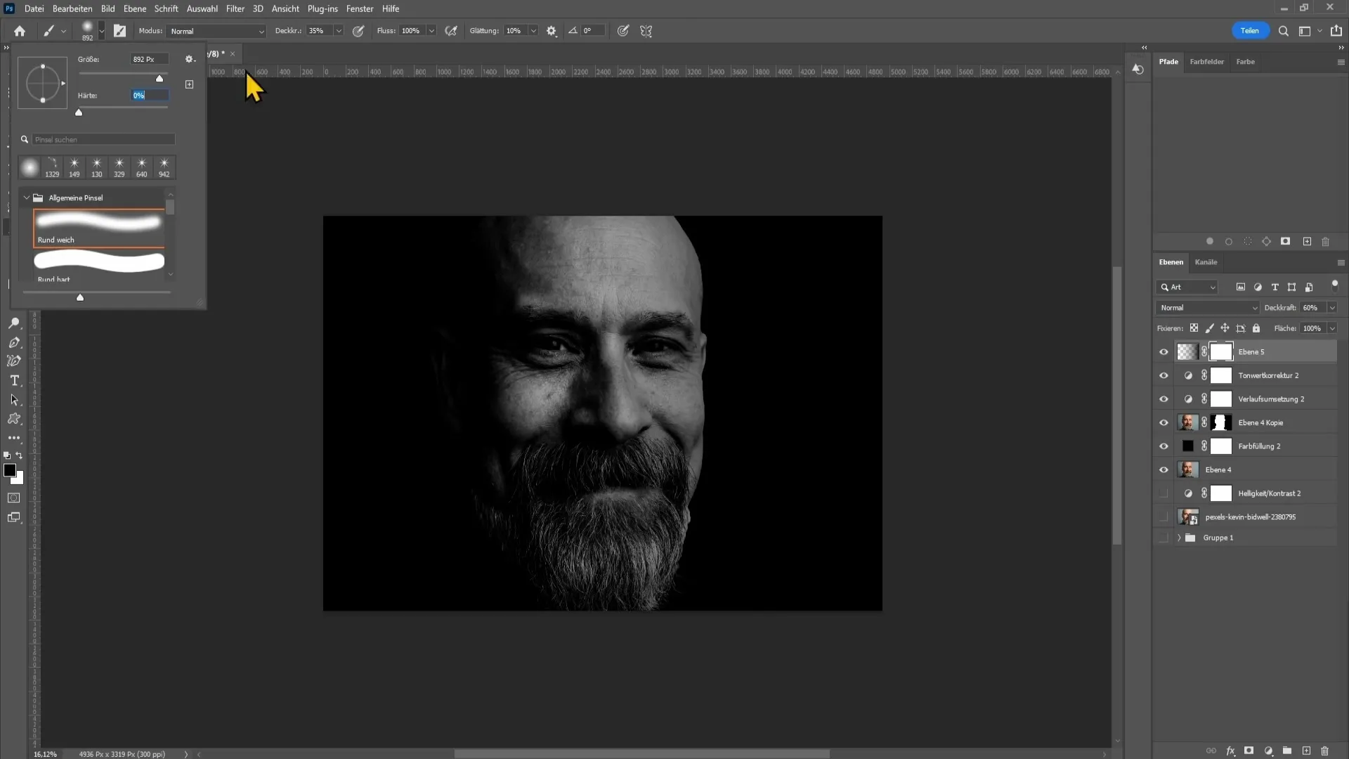 Effetto low-key drammatico in Photoshop